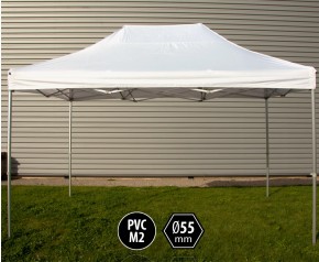 Tente pliante PRO+ 55 aluminium 3x4,5m blanc HD