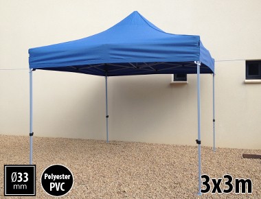 Tente Paddock / Tonnelle DriftShop Noire (3x3 m)