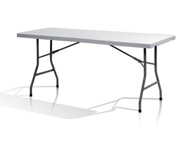 Table pliante 183cm plateau fixe