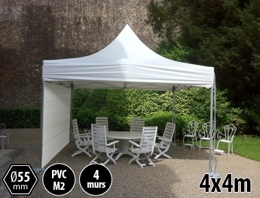 Tente pliante 4x4 pro toile pvc