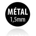 Epaisseur du profilé métal 1,5mm